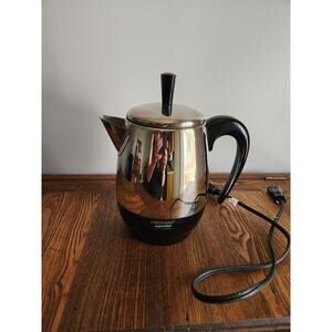 Farberware FCP240A Superfast Fully 2-6 Cup Electric Coffee Percolator EUC